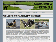 Tablet Screenshot of marshviewkennels.com